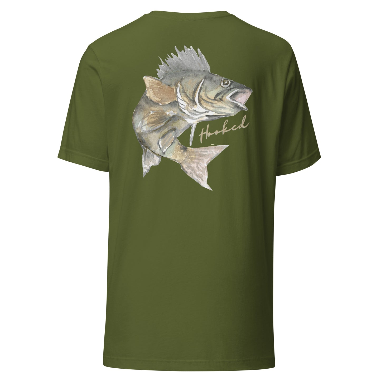 Hooked lake mb walleye Unisex t-shirt