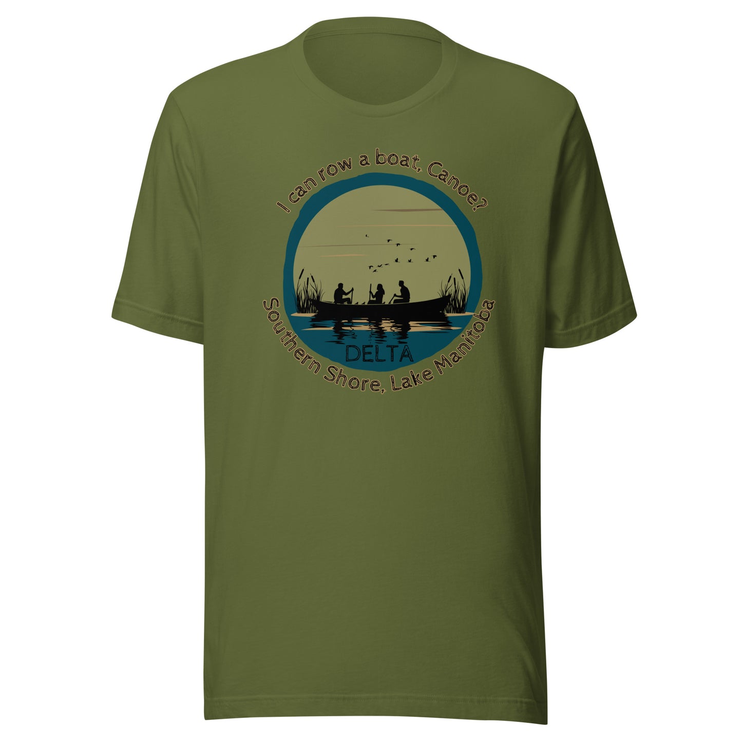 Canoe row a boat Unisex t-shirt