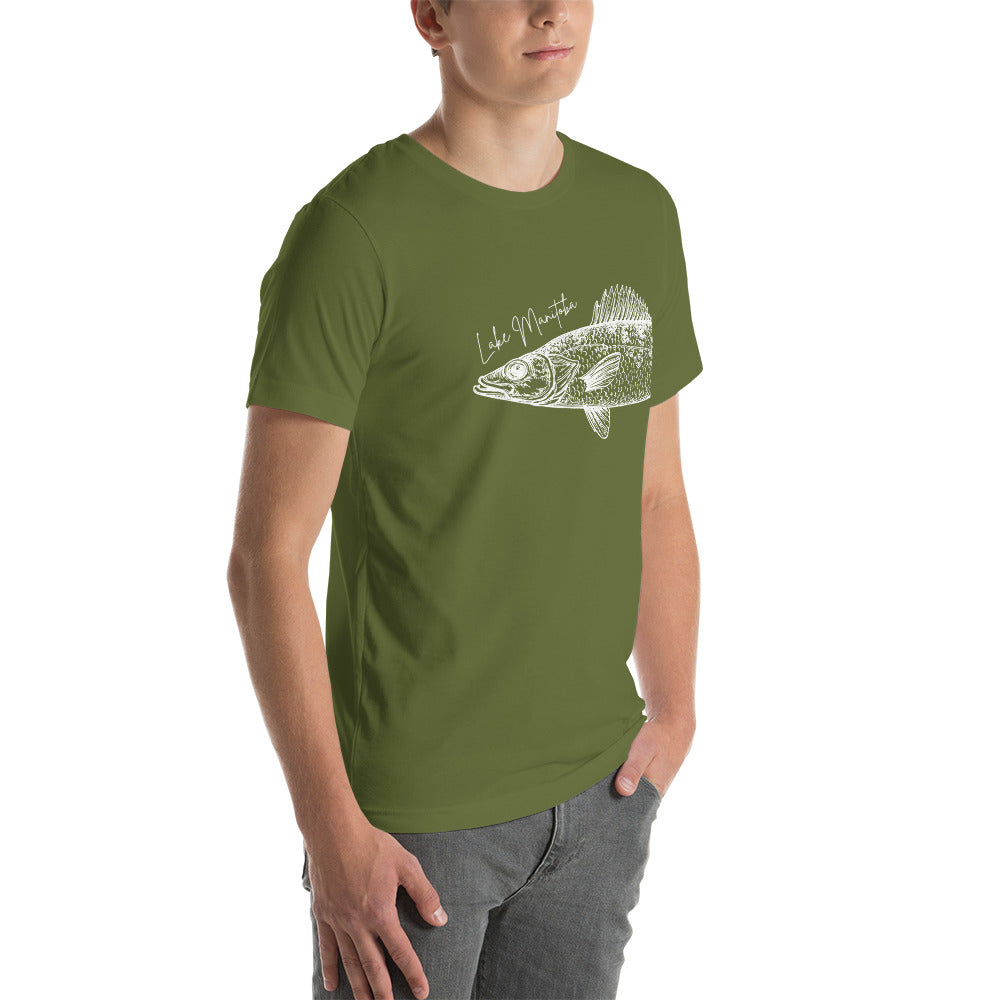 Lake Manitoba Walleye Unisex t-shirt