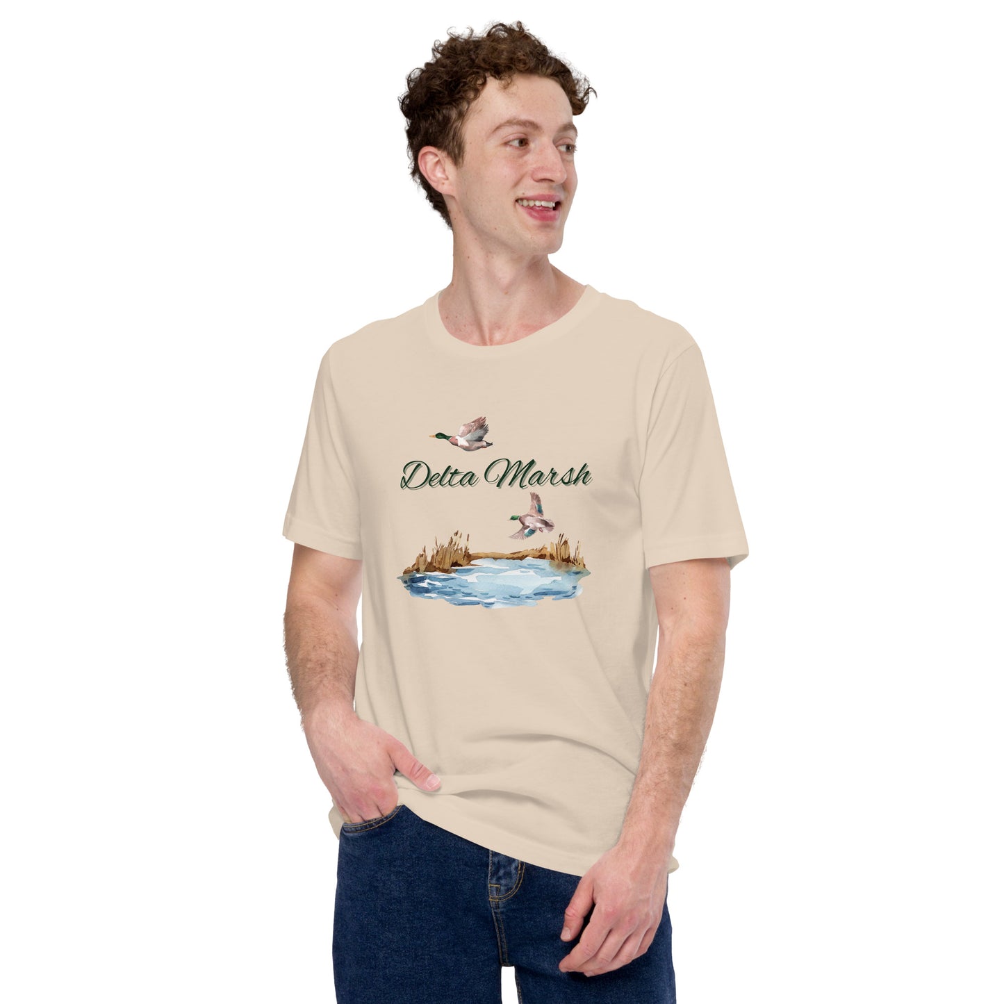 Delta marsh mallard Unisex t-shirt