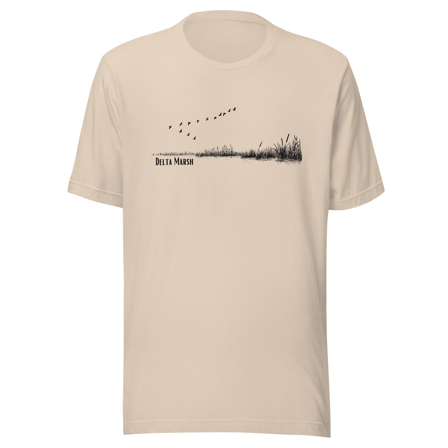 Delta Marsh Minimalist Unisex t-shirt