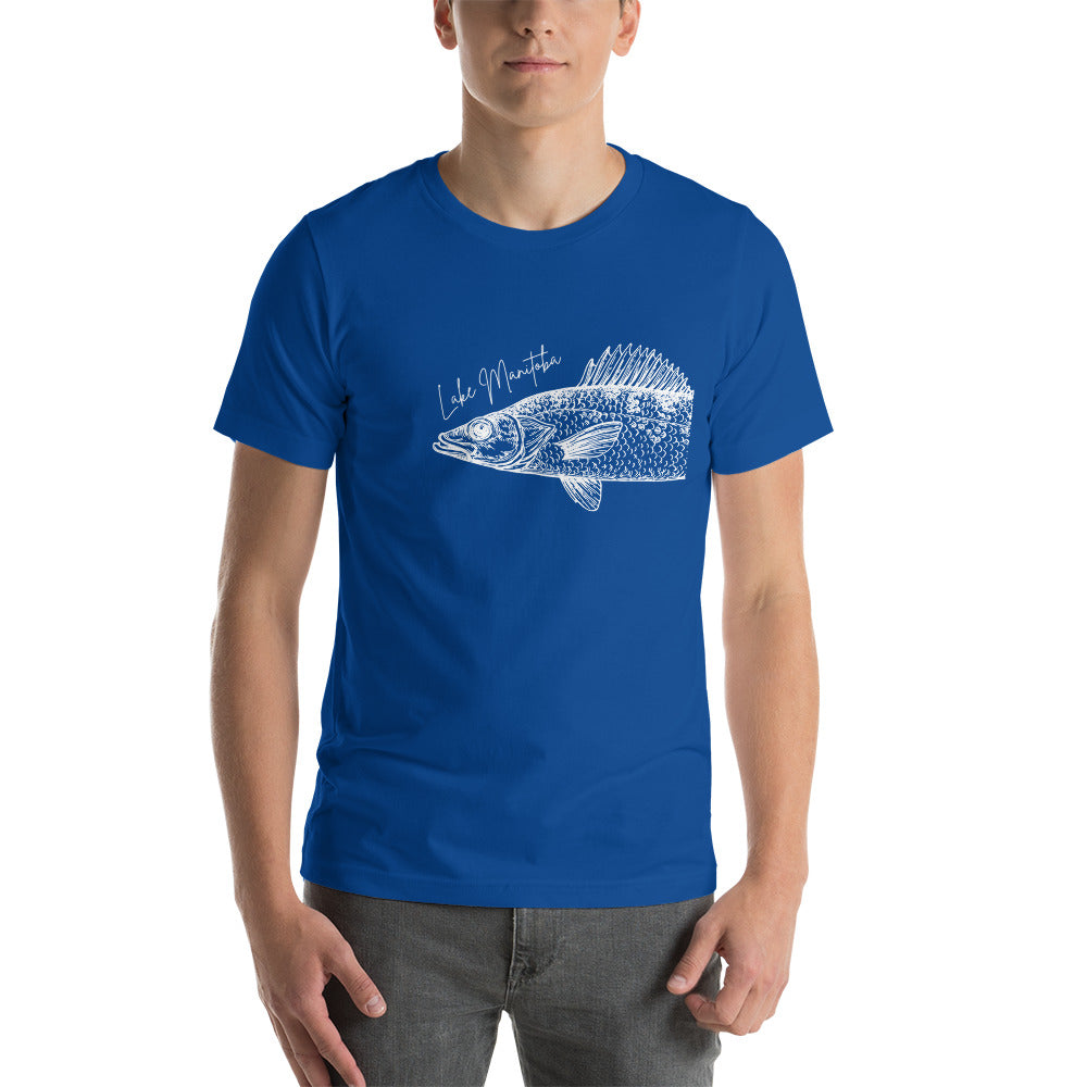 Lake Manitoba Walleye Unisex t-shirt